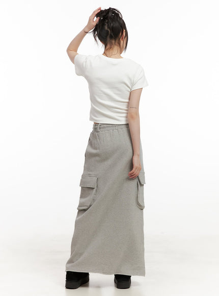 front-slit-cargo-maxi-skirt-cj506