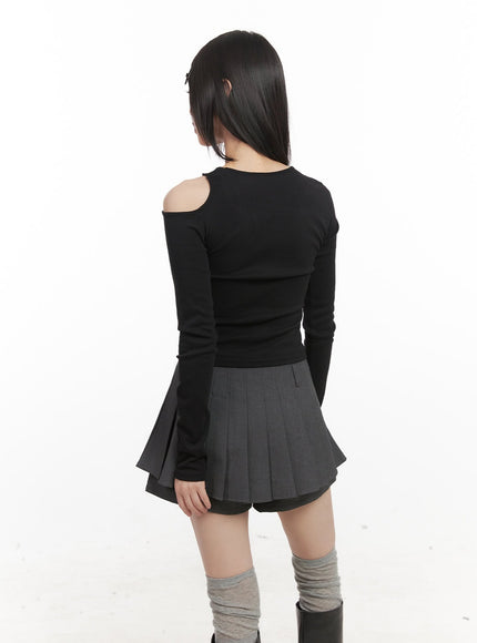 slim-fit-twist-cut-out-long-sleeve-top-cj528