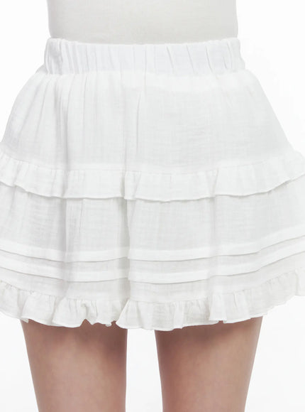 tiered-flare-mini-skirt-cm527