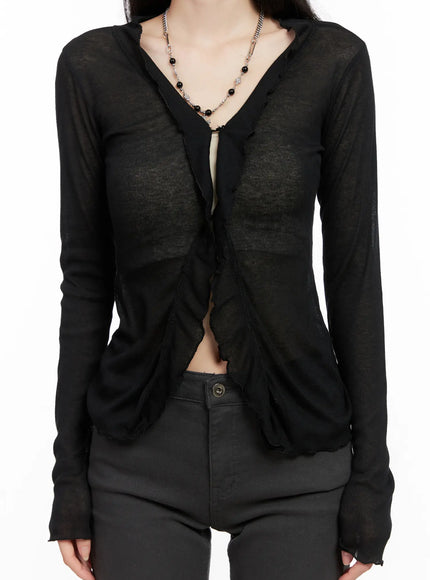 sheer-ruffle-long-sleeve-cardigan-cg522