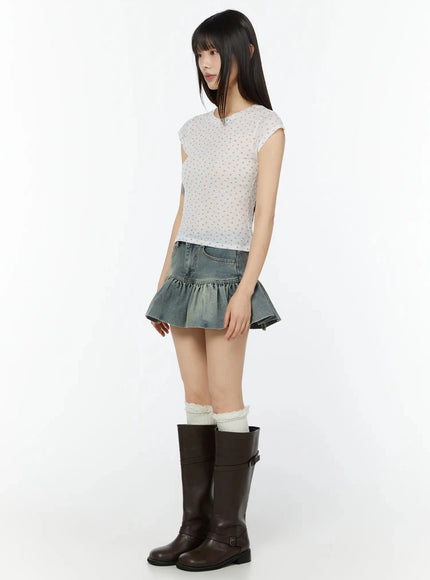 frill-hem-denim-mini-skirt-cu515