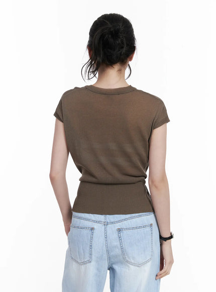 chic-draped-short-sleeve-knit-top-ca510