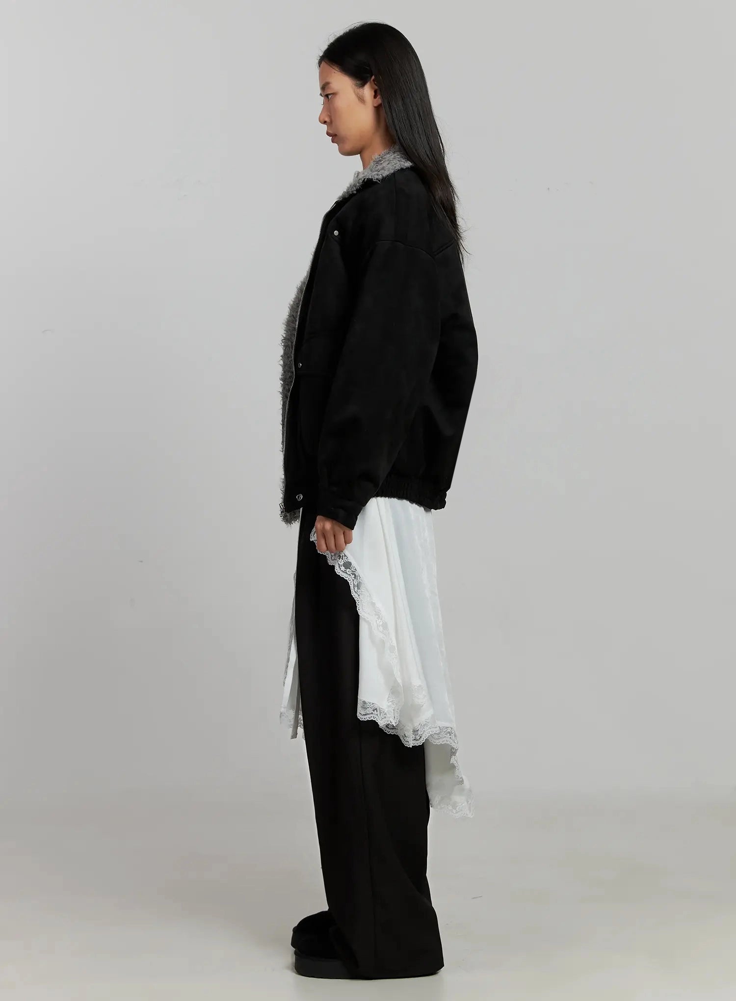 lace-overlay-skirt-ij505