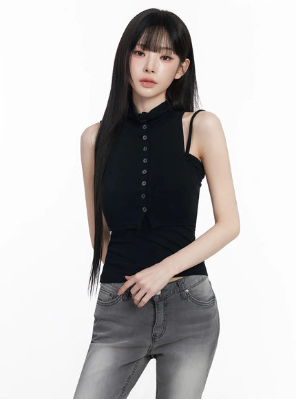 button-up-tank-and-cardigan-duo-iy511