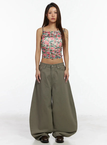 back-corset-belt-wide-leg-cotton-pants-ia527