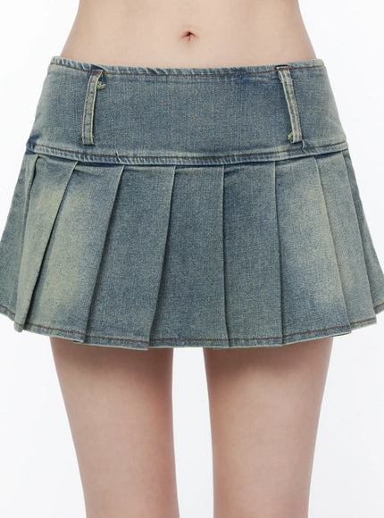 pleated-denim-mini-skirt-cu519