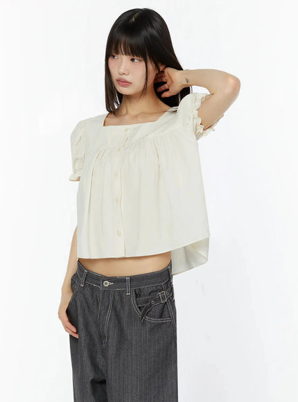 square-neck-puff-sleeve-blouse-iu518