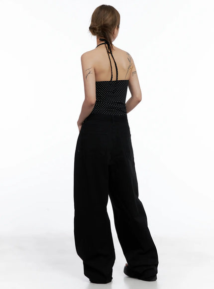 tzuyu-studded-wide-leg-cotton-pants-cl511