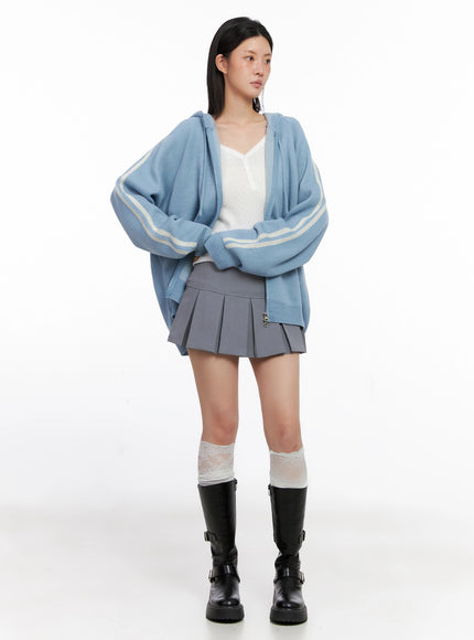 striped-sleeve-casual-hoodie-is515