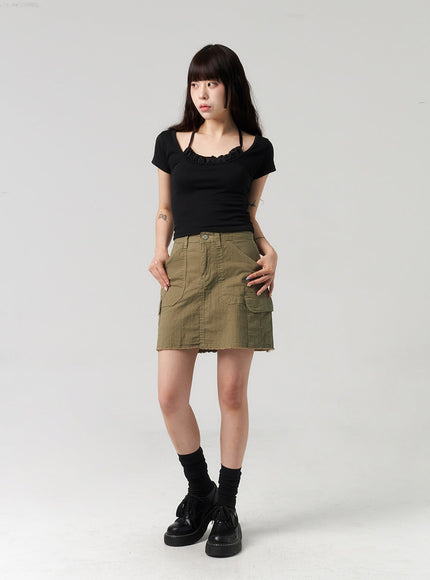 cargo-mini-skirt-cl312