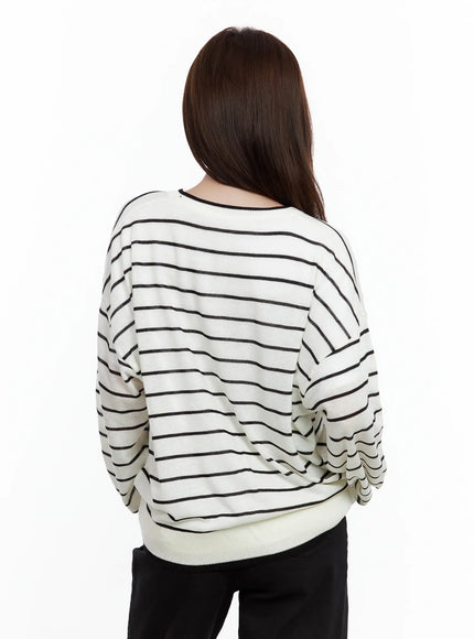 oversized-striped-cardigan