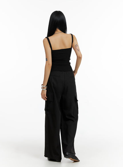 pintuck-cargo-wide-leg-pants-if402