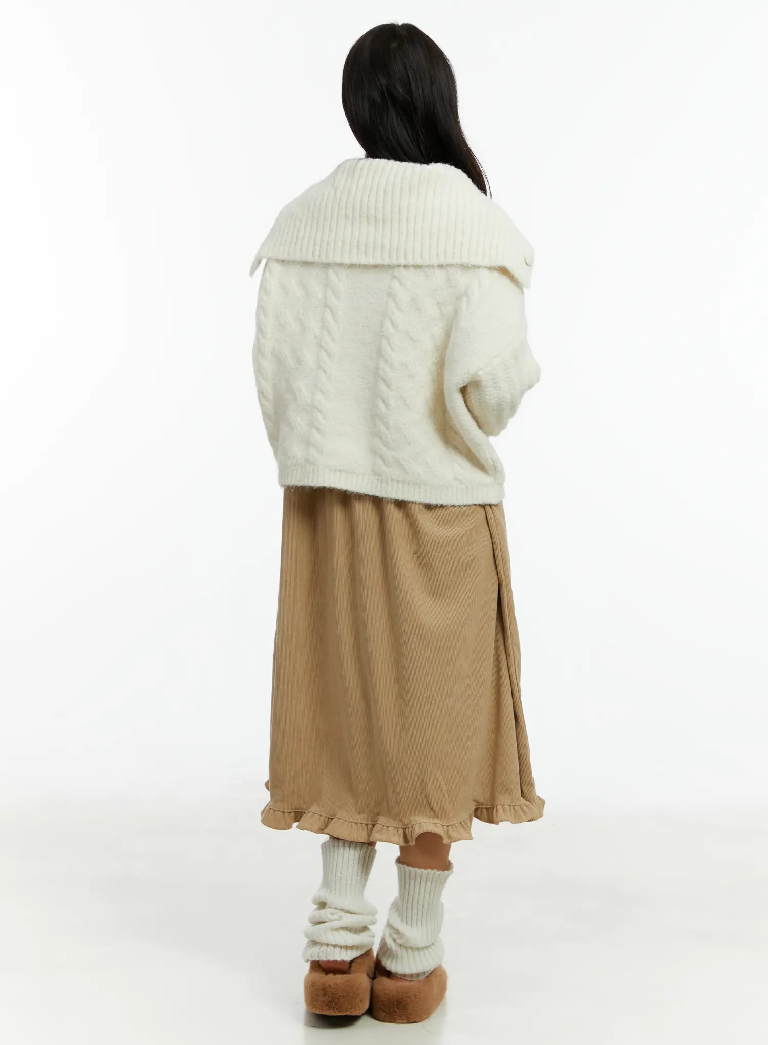 sailor-collar-cable-knit-cardigan-cd523