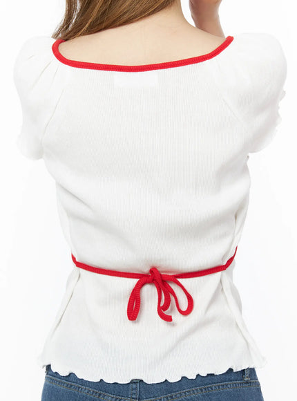 v-neck-ribbon-short-sleeve-top-iu515