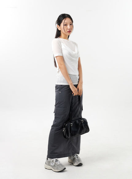 nylon-cargo-maxi-skirt-cu308