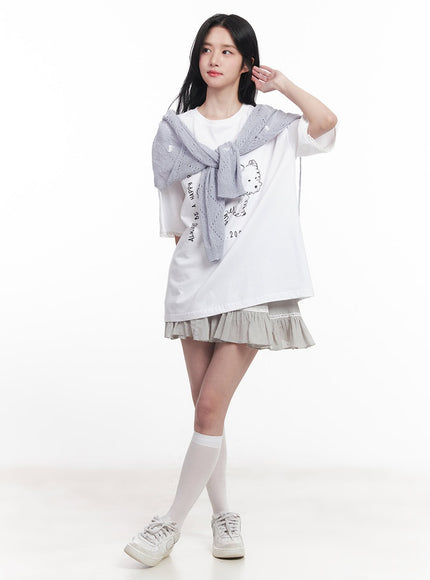 lace-graphic-oversize-t-shirt-cy526