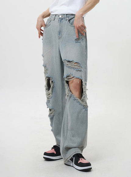 Ripped Baggy Jeans CY319