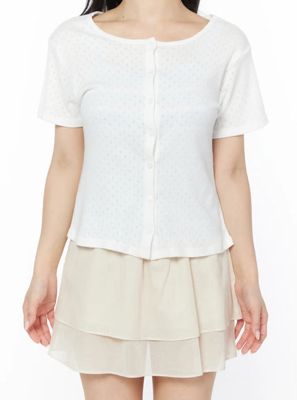 short-sleeve-pointelle-cardigan-cy522