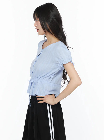 lace-puff-sleeve-blouse-iy525