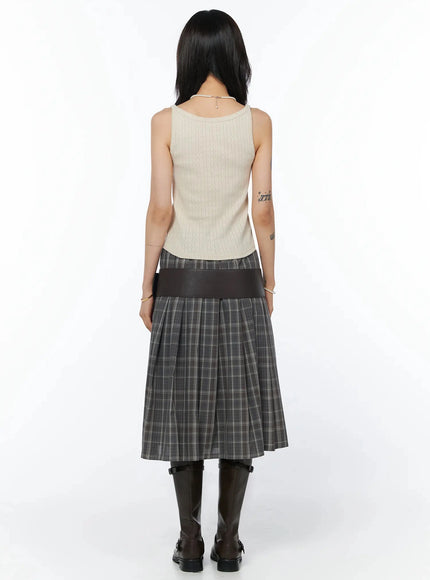 plaid-pleated-midi-skirt-iu509