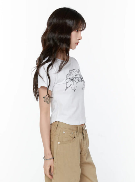 floral-print-crop-tee-cy515