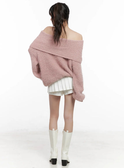 oversized-off-shoulder-fuzzy-knit-sweater-cn510