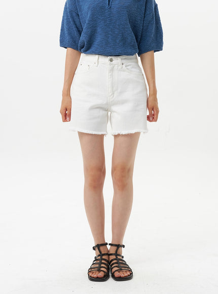 ripped-hem-cotton-shorts-ou326