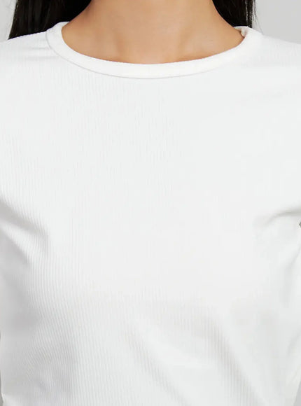 button-sleeve-ribbed-top-ij505