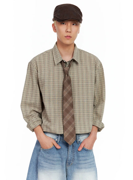 mens-casual-glen-plaid-print-tie-il514