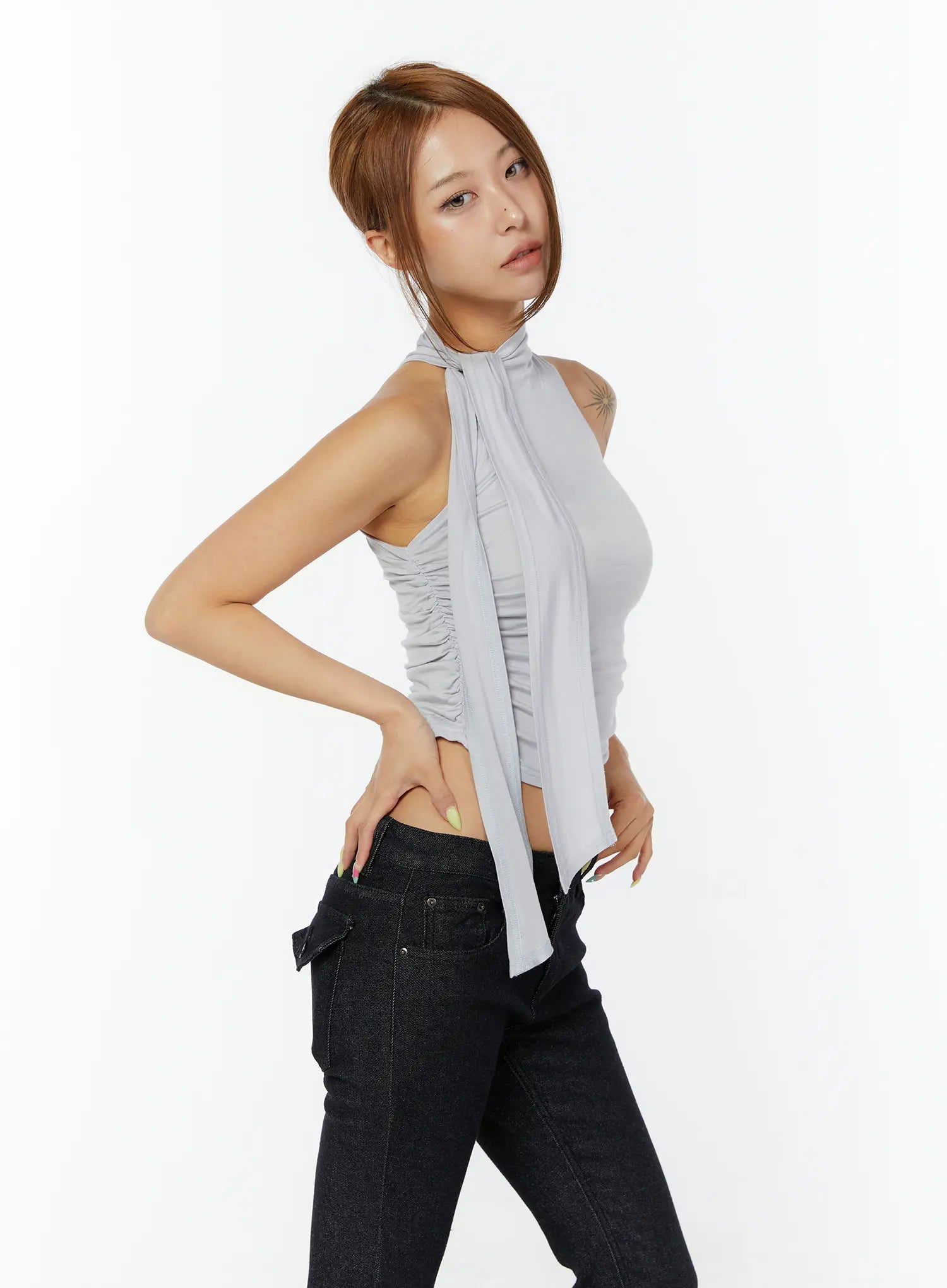 sleeveless-shirred-halter-top-cy520
