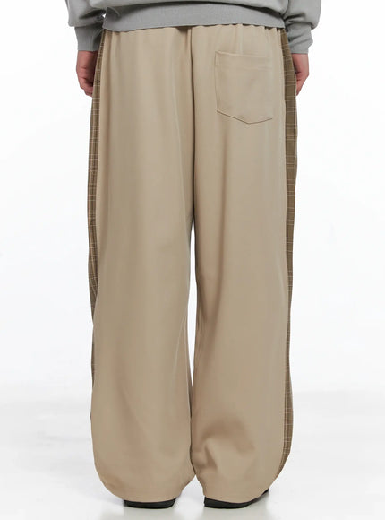 mens-side-plaid-drawstring-pants-ig529