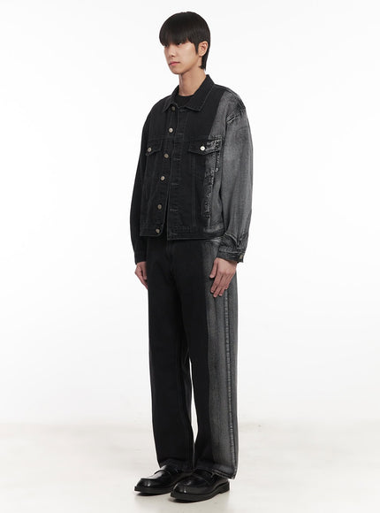 mens-buttoned-washed-denim-jacket-black-im519