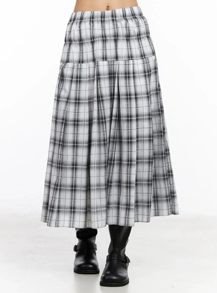 plaid-layered-maxi-skirt-ia507