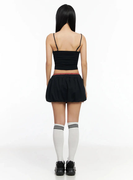 checkered-balloon-skort-ca513