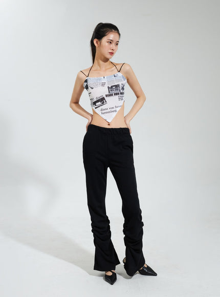 ruched-bootcut-track-pants-iy322