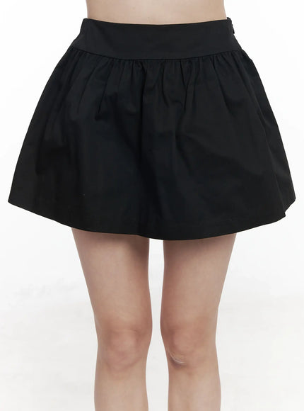 cotton-shirred-a-line-mini-skirt-if524