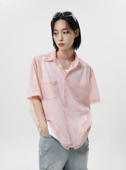 Open Stitch Shirt Unisex CY319