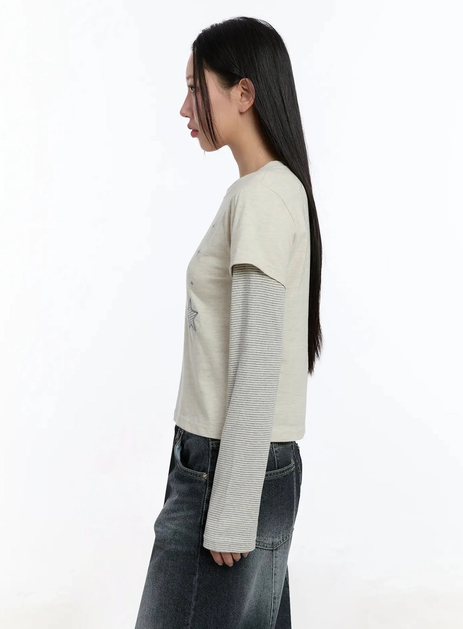 star-themed-layered-sleeve-top-im509