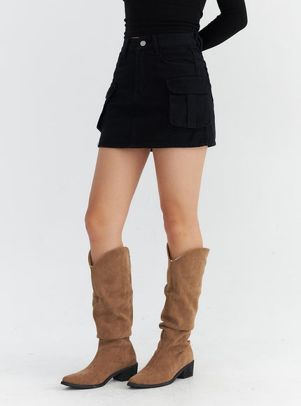 cargo-pocket-mini-skirt-co313