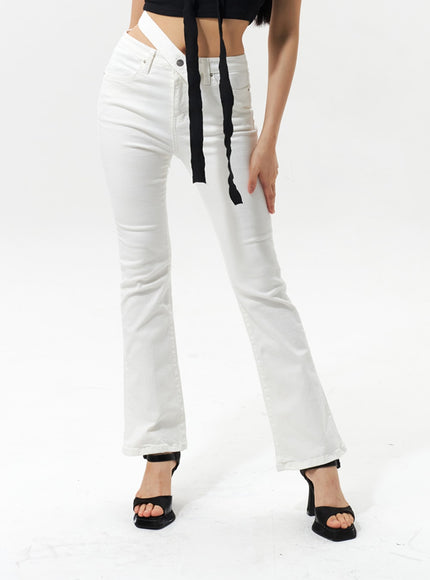 strap-detail-bootcut-pants-iu322