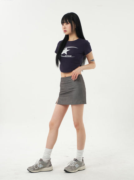 Mid-Rise Skort CA327