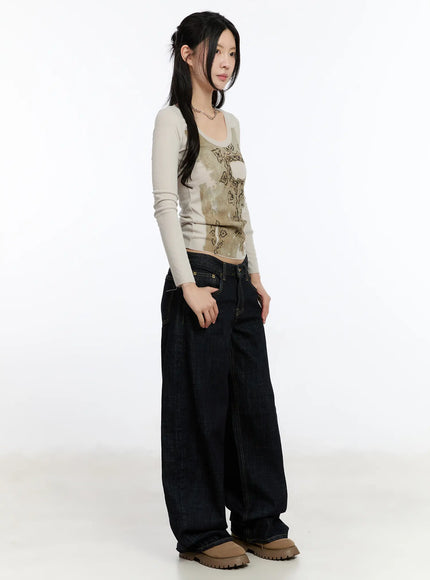 artistic-vintage-print-long-sleeve-ca506