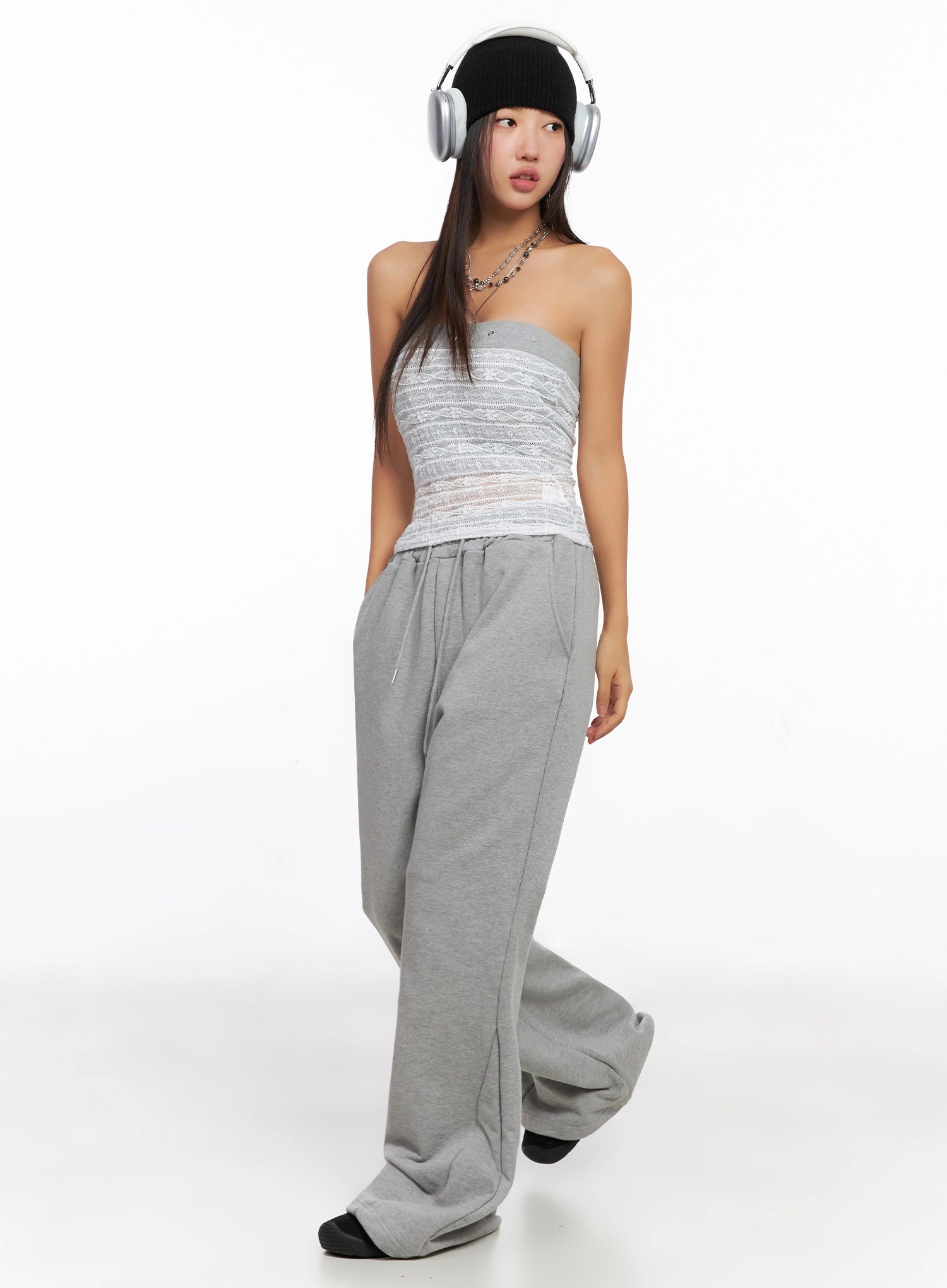 studded-lace-tube-top-ig528