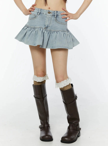 ruffle-hem-denim-mini-skirt-cu515