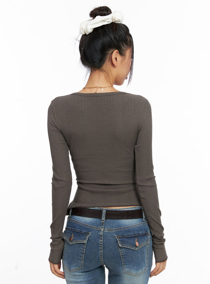 ribbed-u-neck-button-detail-long-sleeve-top-co514