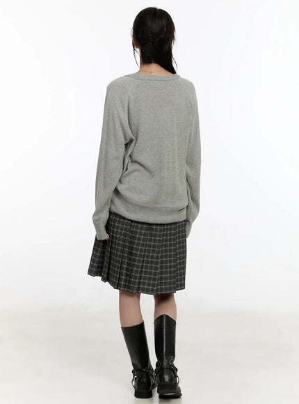plaid-a-line-midi-skirt-cm510