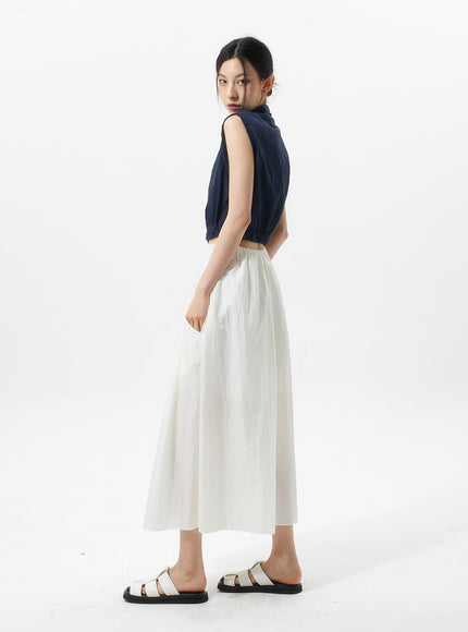 a-line-nylon-maxi-skirt-iu326