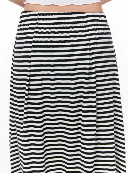 striped-flare-long-skirt-cy512