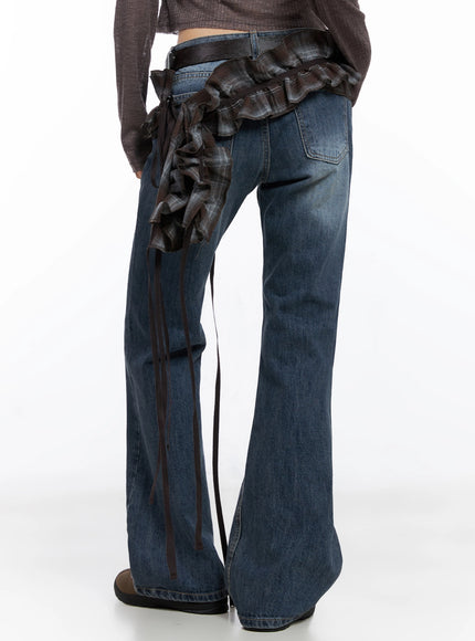 plaid-layered-wrap-mini-skirt-co516