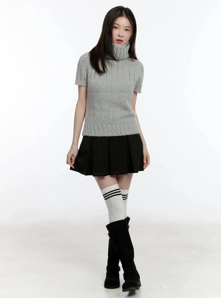 chic-turtleneck-short-sleeve-sweater-id526